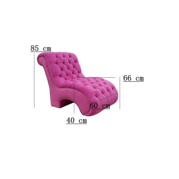 Fotel szezlong glamour - 100 kolorów do wyboru